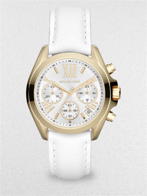 michael kors dual colour|michael kors leather watch.